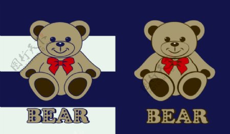 条子熊bear珠珠图案图片