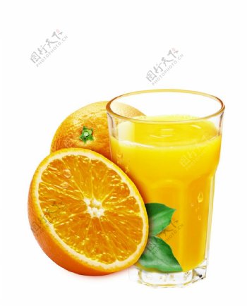 橙汁产品包装高清图分层图片