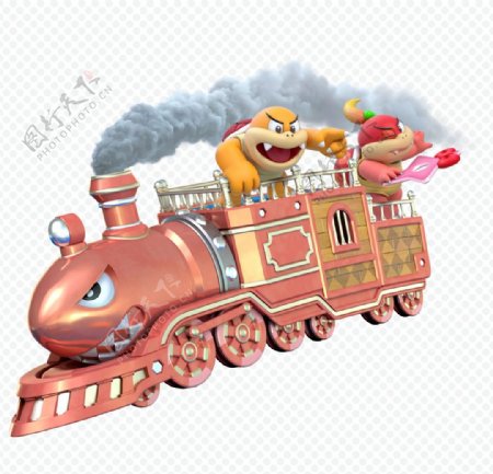 蒸气火车图片