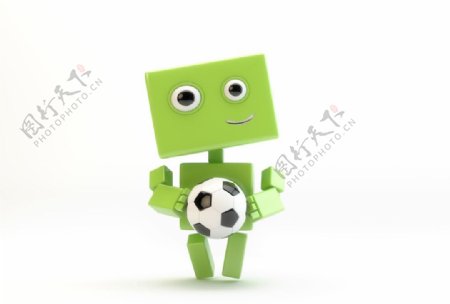足球安卓机器人图片