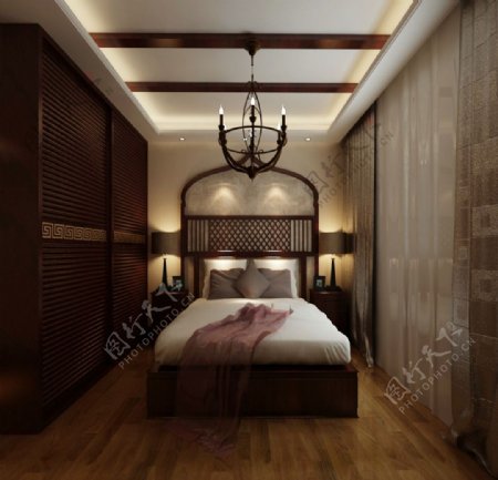 东南亚风格情迷卧室图片