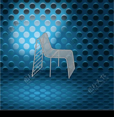椅子钢管椅图片