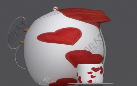 3D茶壶图片