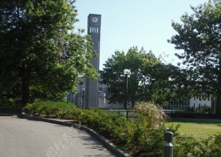 加拿大英属哥伦比亚大学钟楼图片
