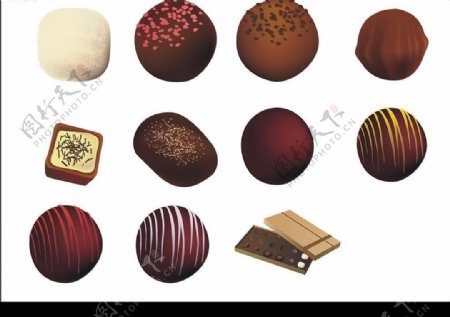 巧克力系列图标图片