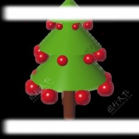 3D圣诞树图片