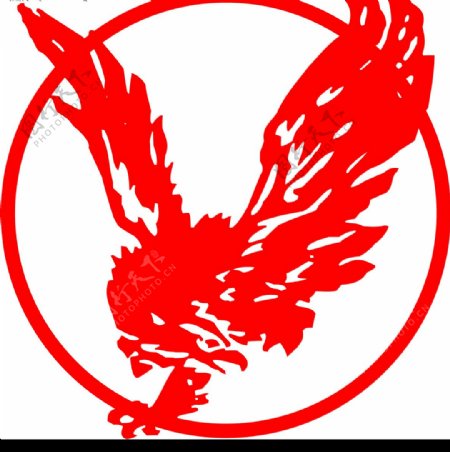 大红鹰标志图片