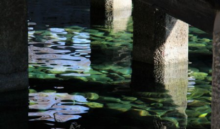 古桥渌水图片