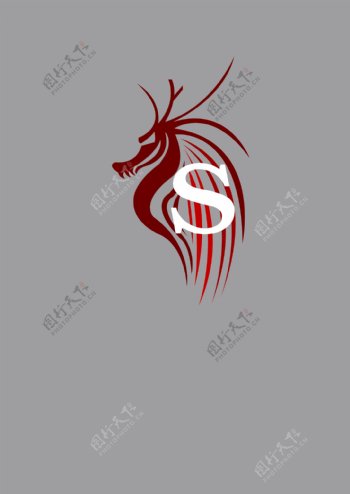 龙头logo设计图片