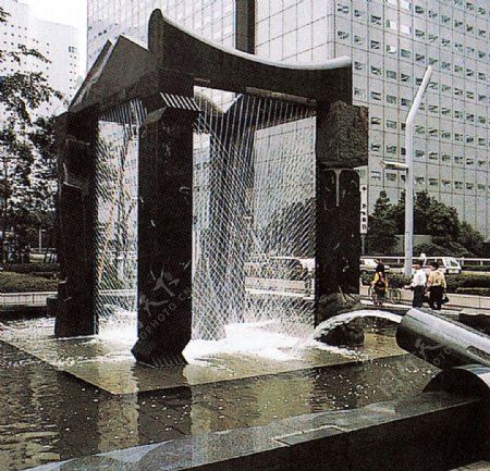 精美雕塑喷泉设计图片
