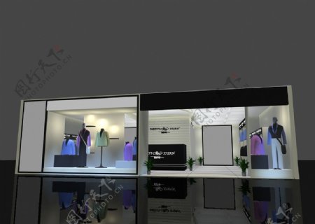 3D展厅展览设计展览展厅模型图片