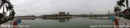 梅江两岸图片