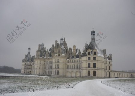 冬天的城堡图片