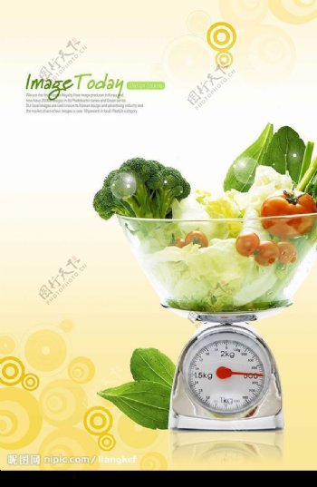 高清晰新鲜蔬菜水果分层PSD图片
