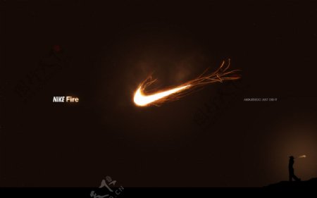 火焰NIKE商标图片