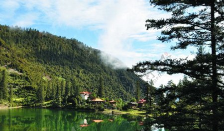 措卡湖图片