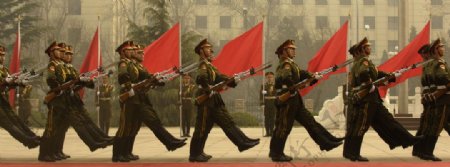 中国人民解放军仪仗队图片