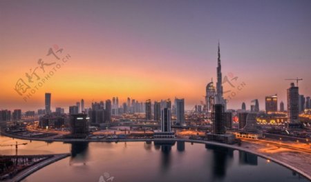 迪拜城市摄影图片