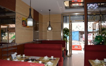 饭店火锅室内环境图图片