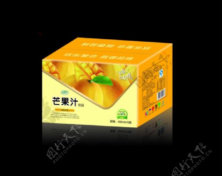 芒果汁包装内含分层图片