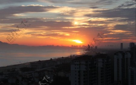 港城的早晨图片
