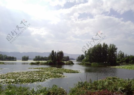 云南滇池淡水湖图片