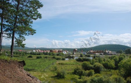 敖鲁古雅民族乡远景图片