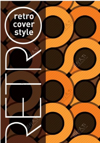 橙色封面设计图片