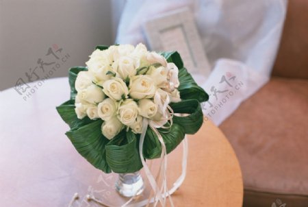 新娘玫瑰花束图片