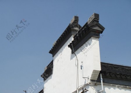 杨柳村古村落保护素材图片