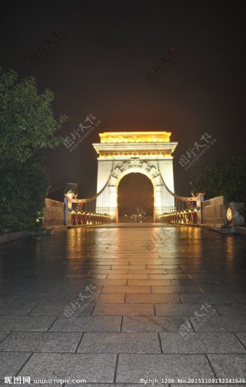 桂林市区夜景图片