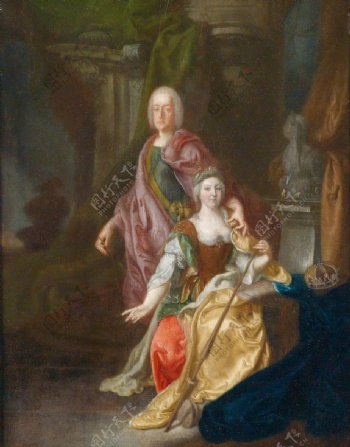 泰蕾西娅与丈夫洛林公爵图片