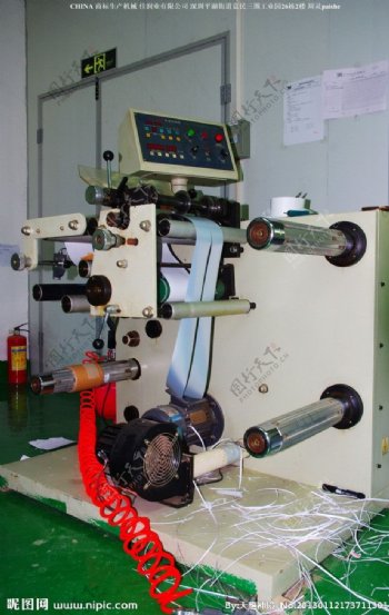 纸品生产工具商标生产机器图片