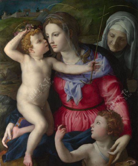 麦当娜和孩子圣徒图片
