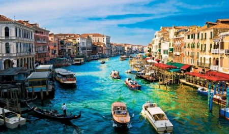 意大利威尼斯码头图片