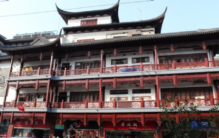 上海古街图片
