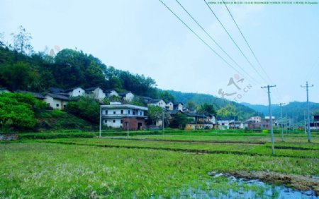 梅县南口拔萃学校远景山水图片