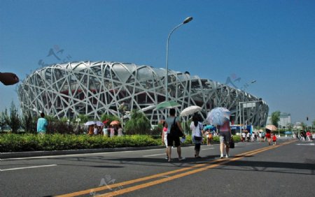 北京鸟巢国家体育场图片