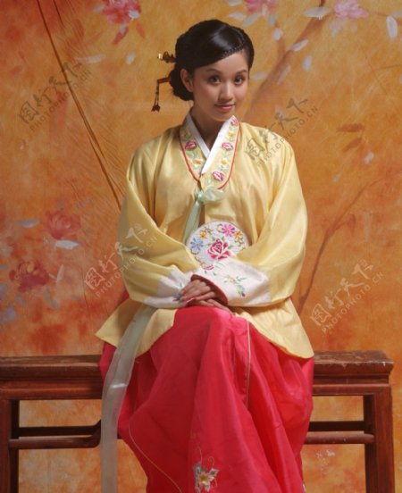 苏茜薇朝鲜族服装写真图片