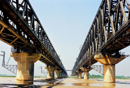 长东黄河一二桥图片