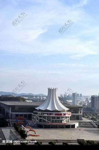 俯瞰南宁国际会展中心图片