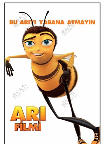 蜜蜂总动员高清原版电影海报图片