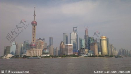 上海东方明珠全景图图片