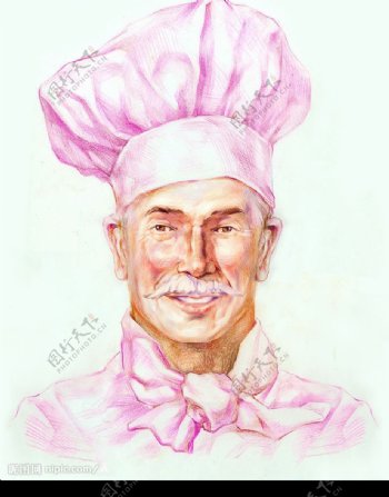 中国厨师图片