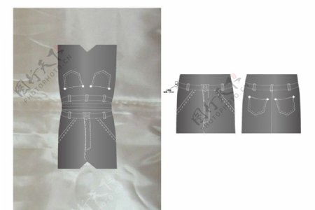 九牧裤形抱枕被设计图片
