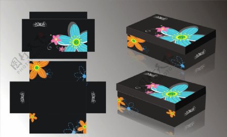 鞋盒包装设计图片