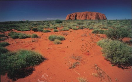 艾尔斯岩澳大利亚最大的石头红AYERSROCK图片