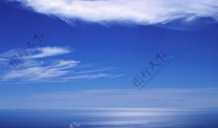 大海白云图片