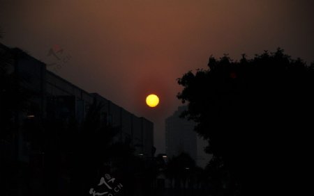 夕阳红太阳图片
