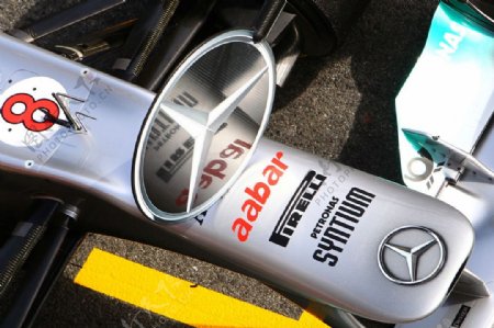 梅赛德斯奔驰F1赛车图片